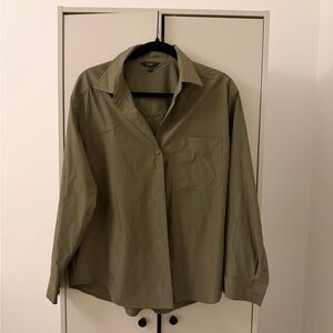 Massimo Dutti Khaki Green Shirt